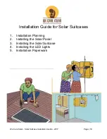 Preview for 18 page of We Care Solar Solar Suitcase Installation Manual