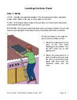 Preview for 21 page of We Care Solar Solar Suitcase Installation Manual