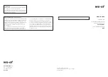 Preview for 1 page of WE-EF ETV100 Series Installation And Maintenance Instructions