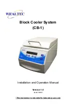 Wealtec CB-1 Installation And Operation Manual предпросмотр