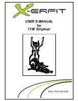 x-erfit 770F User Manual preview