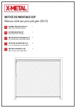 X-METAL 8610 Assembly Instructions Manual preview