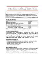 Preview for 1 page of X-Micro XBT-DG2G Quick Start Manual