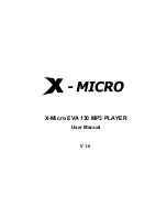 Preview for 1 page of X-Micro XMP3G-F2G User Manual