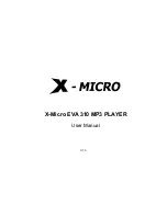 Предварительный просмотр 1 страницы X-Micro XMP3X-F512 User Manual