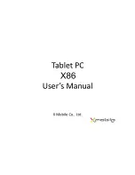 X Mobile X86 User Manual preview