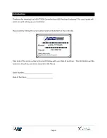 Preview for 6 page of X-Paq ASG-CT2500 User Manual