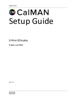 X-Rite i1Display Setup Manual preview