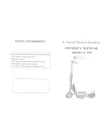 X-TREME scooter X-250 Owner'S Manual preview