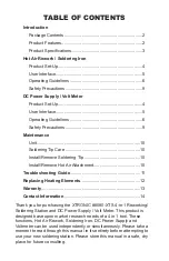 Preview for 3 page of X-Tronic 8080 Instructions Manual