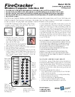 X10 FireCracker CK17A Owner'S Manual preview