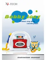 Preview for 1 page of X4-TECH Bobby Joey MP3 Instruction Manual