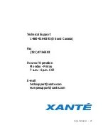 Предварительный просмотр 25 страницы Xante CL30 Setup Manual