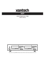Preview for 1 page of Xantech AM/FM Radio Tuner Owner'S Manual