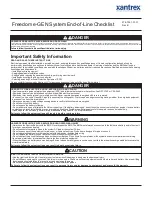Preview for 1 page of Xantrex Freedom e-GEN Checklist