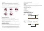 Предварительный просмотр 4 страницы Xaralyn 5820B Manual