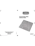 Xavax Malu Operating Instructions Manual preview