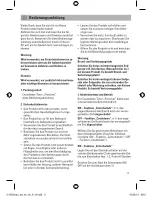 Предварительный просмотр 3 страницы Xavax Premium Operating Instructions Manual