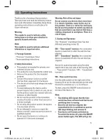Предварительный просмотр 5 страницы Xavax Premium Operating Instructions Manual