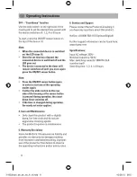 Предварительный просмотр 6 страницы Xavax Premium Operating Instructions Manual