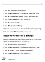 Preview for 77 page of Xblitz P600 User Manual