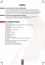 Предварительный просмотр 12 страницы Xblitz RF200 User Manual