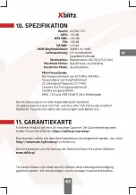 Предварительный просмотр 43 страницы Xblitz RF200 User Manual