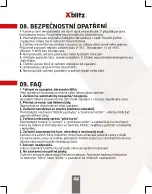 Предварительный просмотр 46 страницы Xblitz S8 User Manual