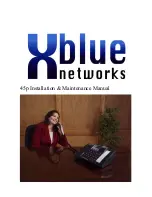 Xblue Networks 45P Installation & Maintenance Manual preview