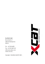 Preview for 68 page of XCAT Sail Owner'S Manual