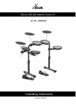 Предварительный просмотр 1 страницы XDrum DD-250 Operating Instructions Manual