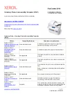 Xerox 2218 - FaxCentre B/W Laser Voluntary Product Accessibility Template предпросмотр