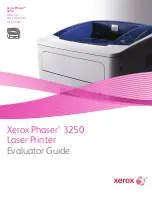 Предварительный просмотр 1 страницы Xerox 3250D - Phaser B/W Laser Printer Evaluator Manual