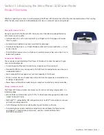 Предварительный просмотр 3 страницы Xerox 3250D - Phaser B/W Laser Printer Evaluator Manual