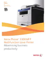 Xerox 3300MFP - Phaser B/W Laser Specifications preview