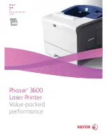 Предварительный просмотр 1 страницы Xerox 3600B - Phaser B/W Laser Printer Brochure & Specs