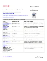 Xerox 3635MFP - Phaser B/W Laser Voluntary Product Accessibility Template preview