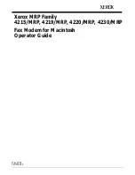 Preview for 1 page of Xerox 4215/MRP Operation Manual