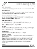 Preview for 21 page of Xerox 4400N - Phaser B/W Laser Printer Setup Manual