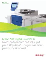 Предварительный просмотр 1 страницы Xerox 700i Specification