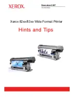 Xerox 82xx Hints And Tips Manual preview
