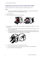 Предварительный просмотр 3 страницы Xerox 850DP - Phaser Color Solid Ink Printer Cleaning Instructions Manual