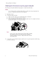 Предварительный просмотр 5 страницы Xerox 850DP - Phaser Color Solid Ink Printer Cleaning Instructions Manual