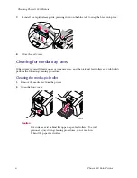 Предварительный просмотр 7 страницы Xerox 850DP - Phaser Color Solid Ink Printer Cleaning Instructions Manual