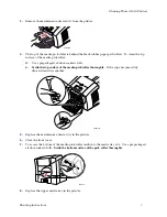 Предварительный просмотр 8 страницы Xerox 850DP - Phaser Color Solid Ink Printer Cleaning Instructions Manual