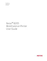Xerox B205 User Manual preview