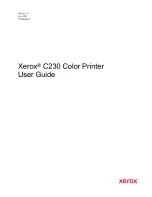 Preview for 1 page of Xerox C230 User Manual