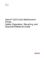 Xerox C235 Safety, Regulatory, Recycling, And Disposal Reference Manual preview