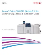 Предварительный просмотр 1 страницы Xerox Color C60 Series Installation Manual