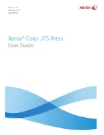 Xerox Color J75 Press User Manual preview